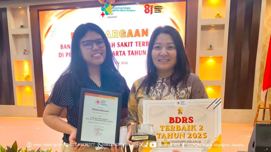 Bank Darah RSPON Mahar Mardjono Jakarta Raih Penghargaan Terbaik II Provinsi DKI Jakarta Tahun 2025