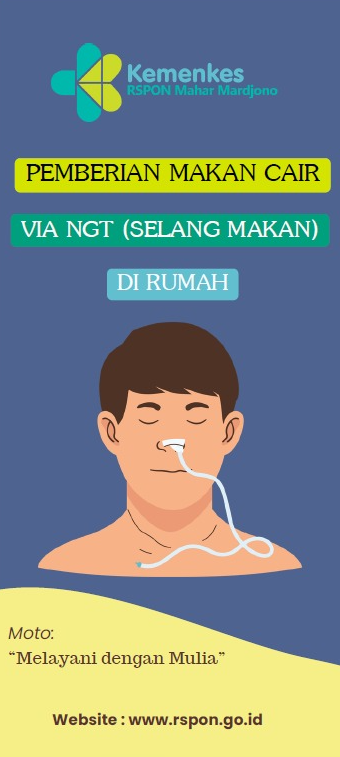 Pemberian Makan Cair via NGT (selang makan) di Rumah